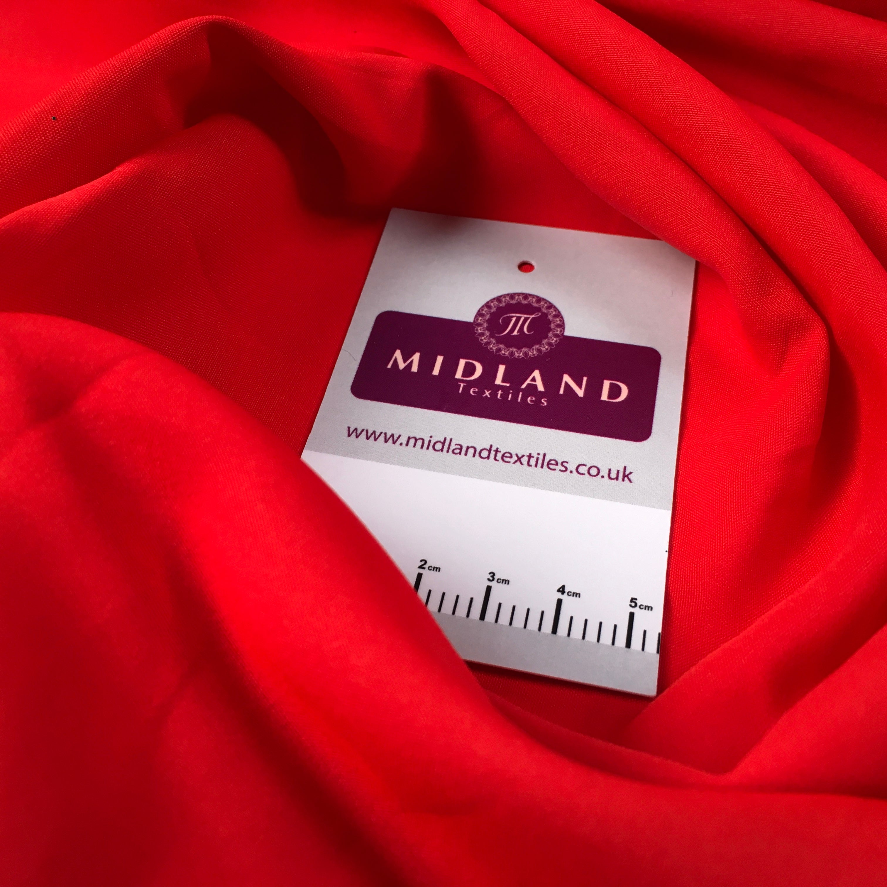 Indian Colours Plain Soft Lightweight Lining 100% Polyester Crepe Fabric 100 cm Wide MR865 Mtex