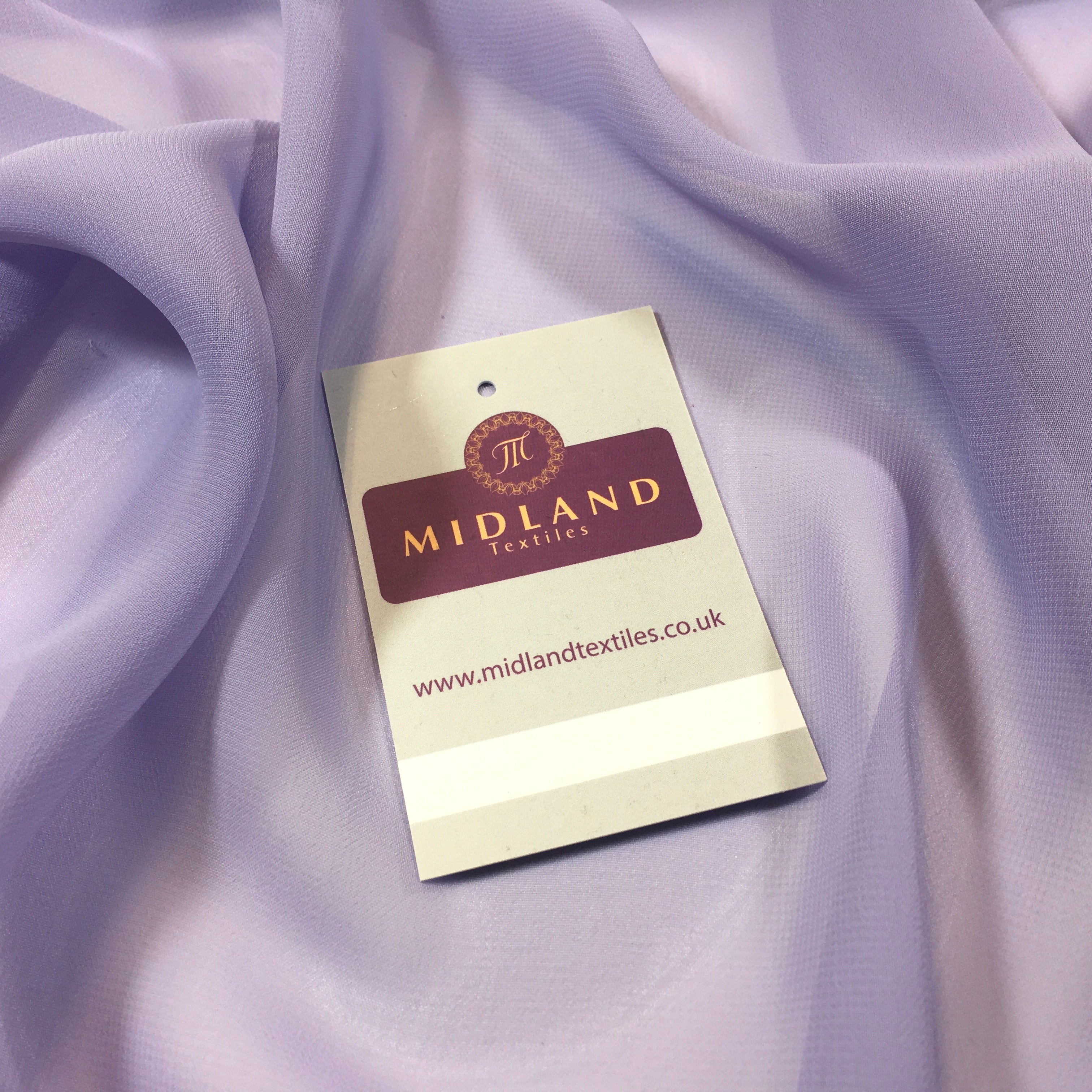 Samples Only of Hi-Multi Caress Chiffon Sheer Fabric Semi-Transparent  M608 Mtex