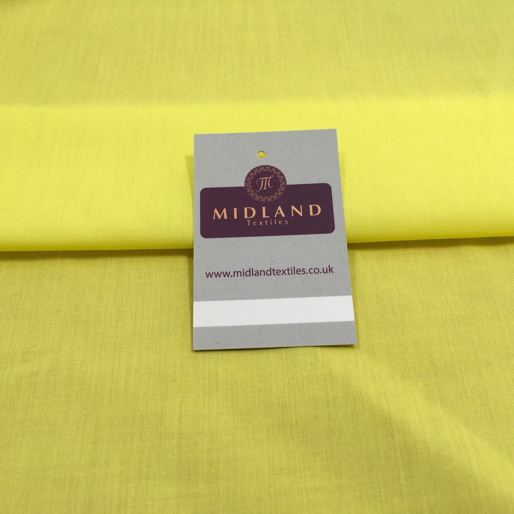 Plain Poly Cotton Fabric 110cm - MA820