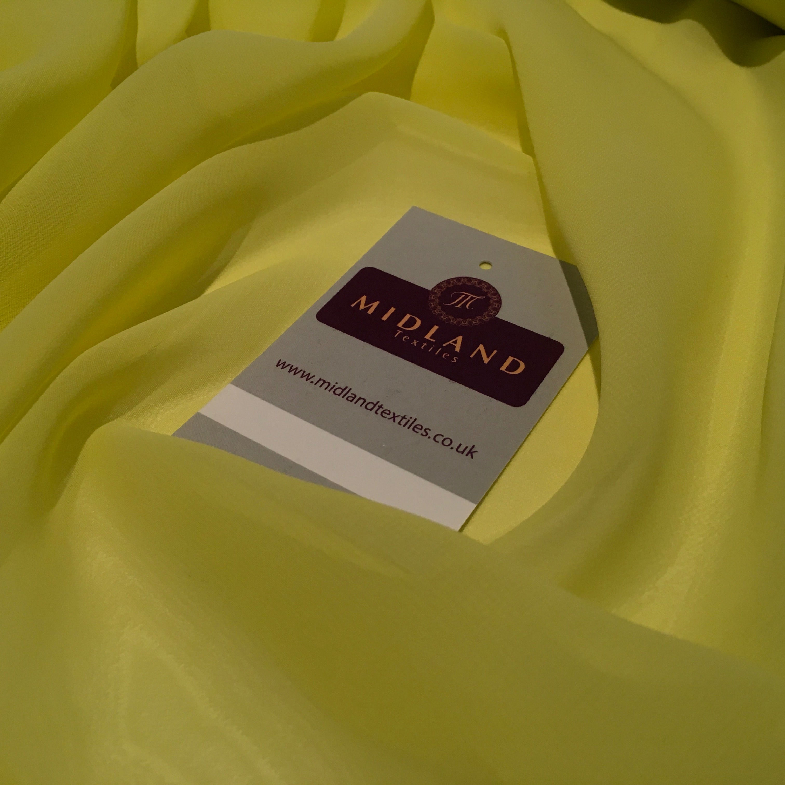 Samples Only of Hi-Multi Caress Chiffon Sheer Fabric Semi-Transparent  M608 Mtex