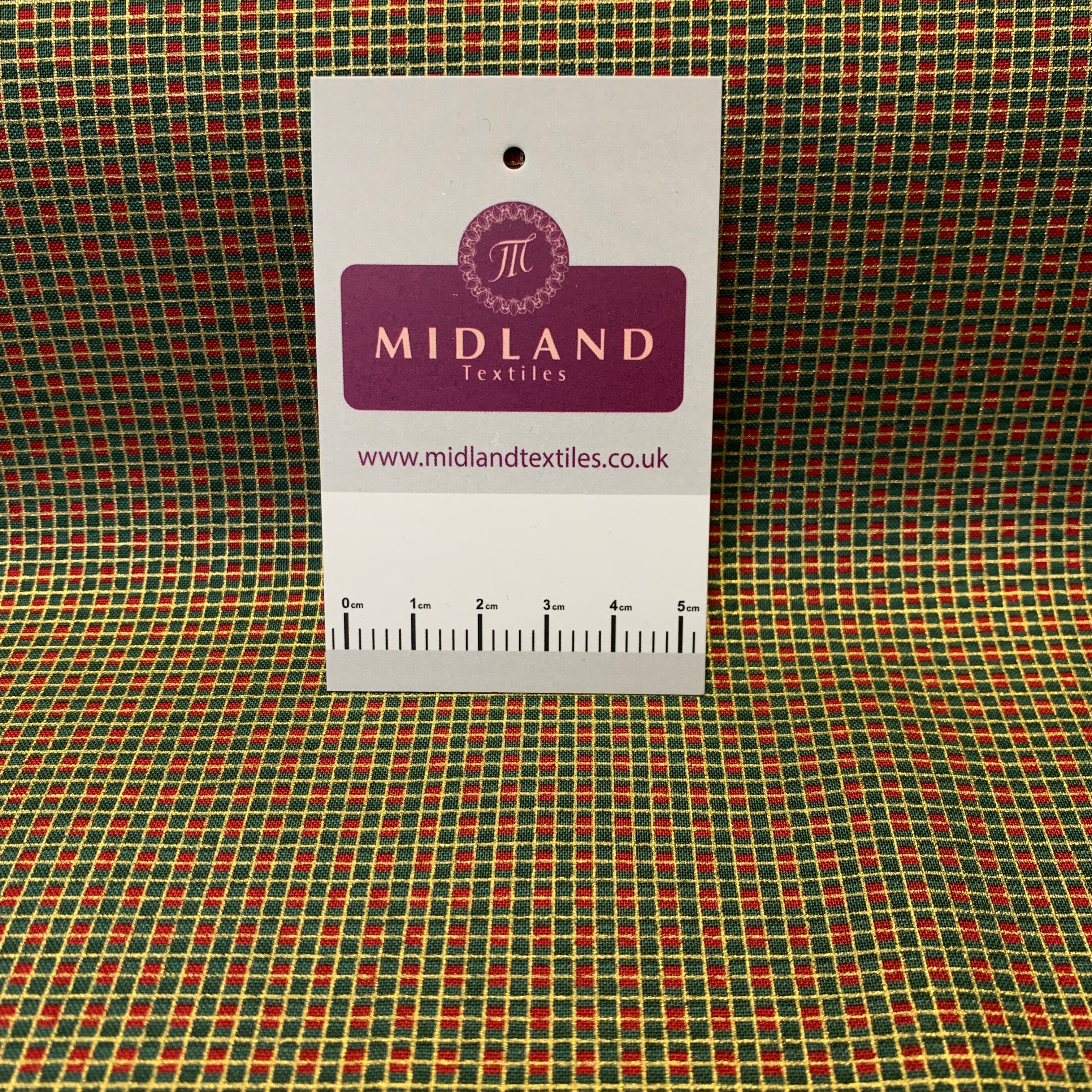 Christmas Gold Foil Printed 100% Cotton Fabric  MD1468 Mtex