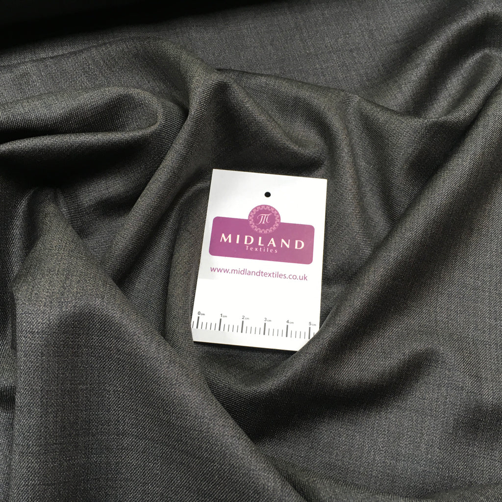 Premium woven grey suiting fabric M1497 Mtex