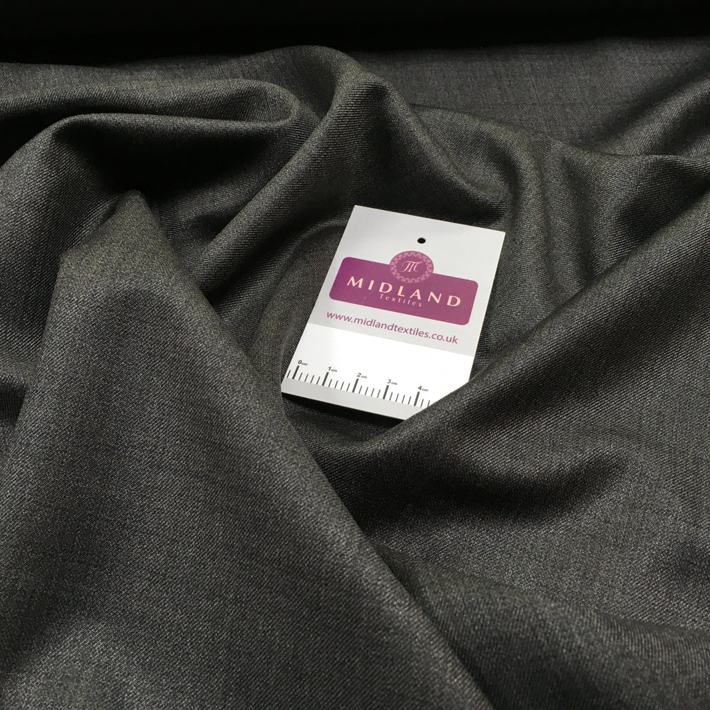 Premium woven grey suiting fabric M1497 Mtex