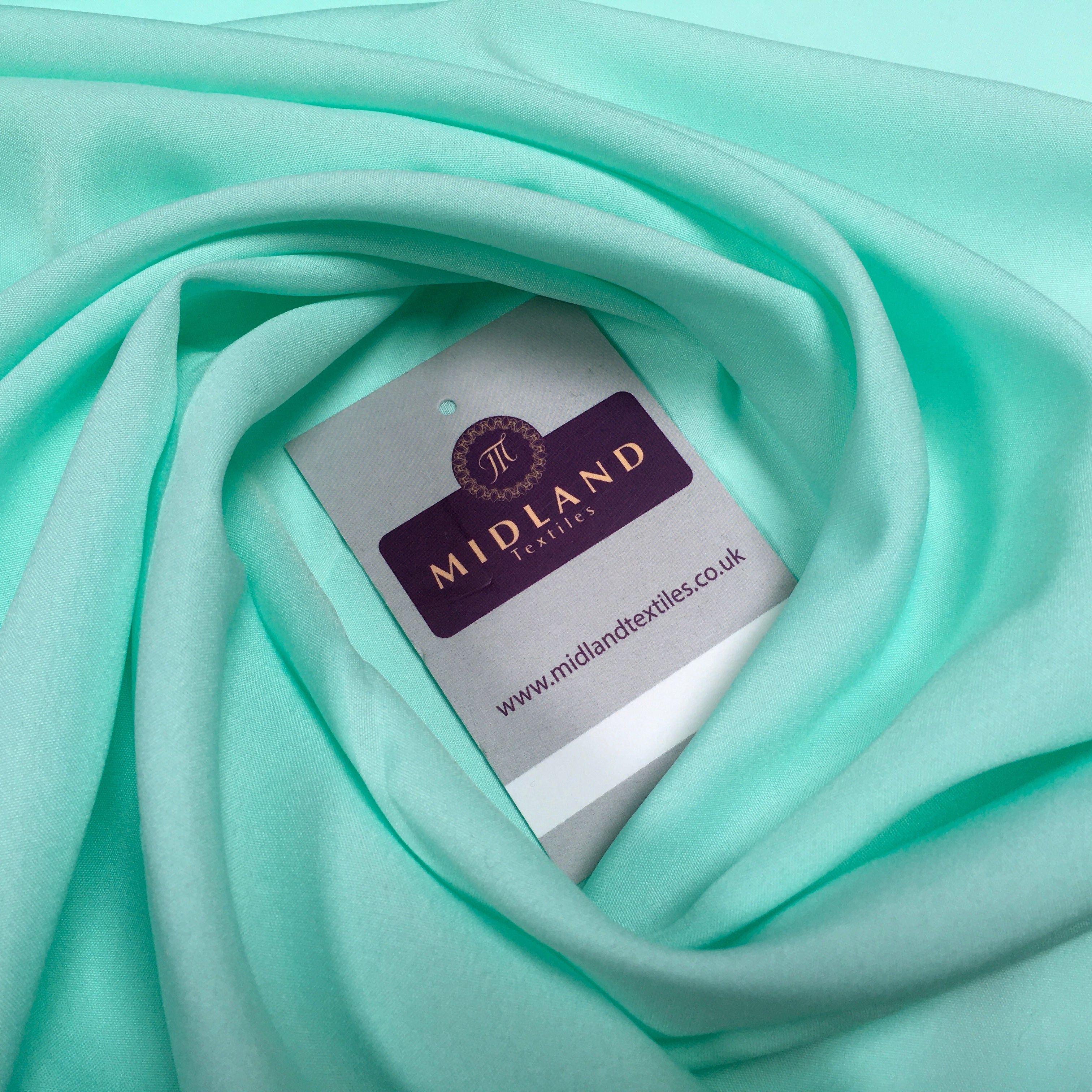 Plain Soft Powder Crepe Lightweight Lining 100% Polyester Fabric 100 cm Wide MR860 Mtex