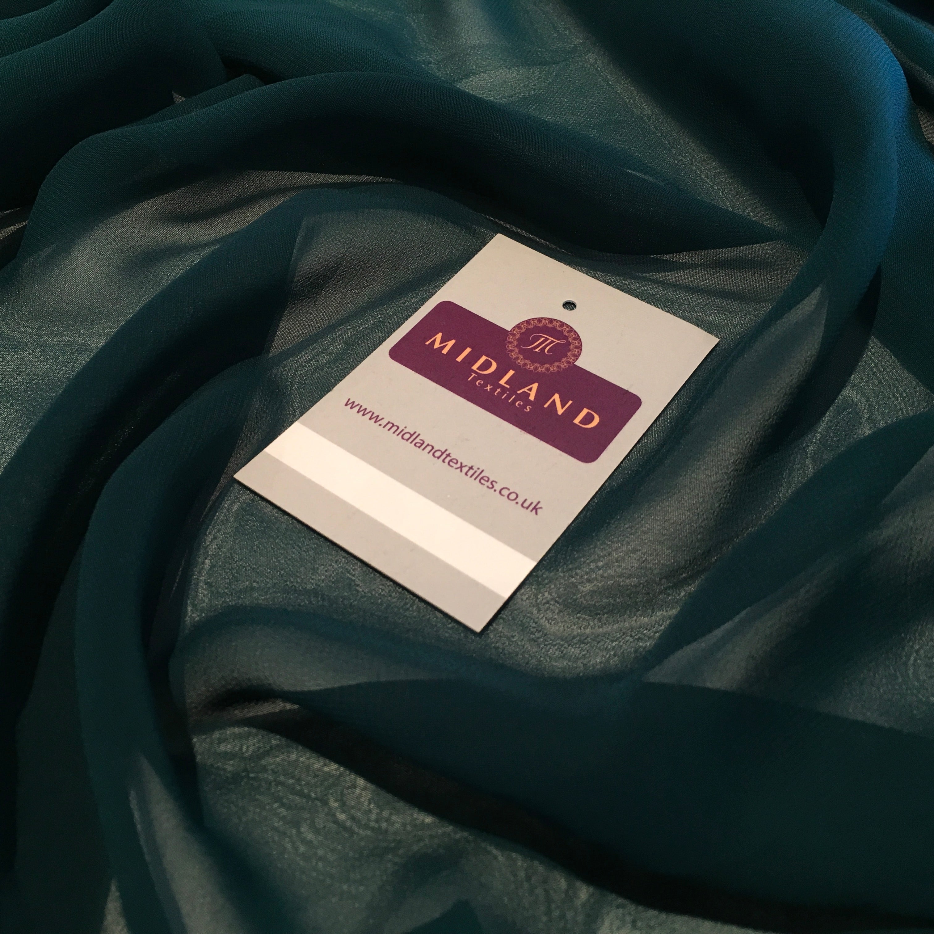 Samples Only of Hi-Multi Caress Chiffon Sheer Fabric Semi-Transparent  M608 Mtex