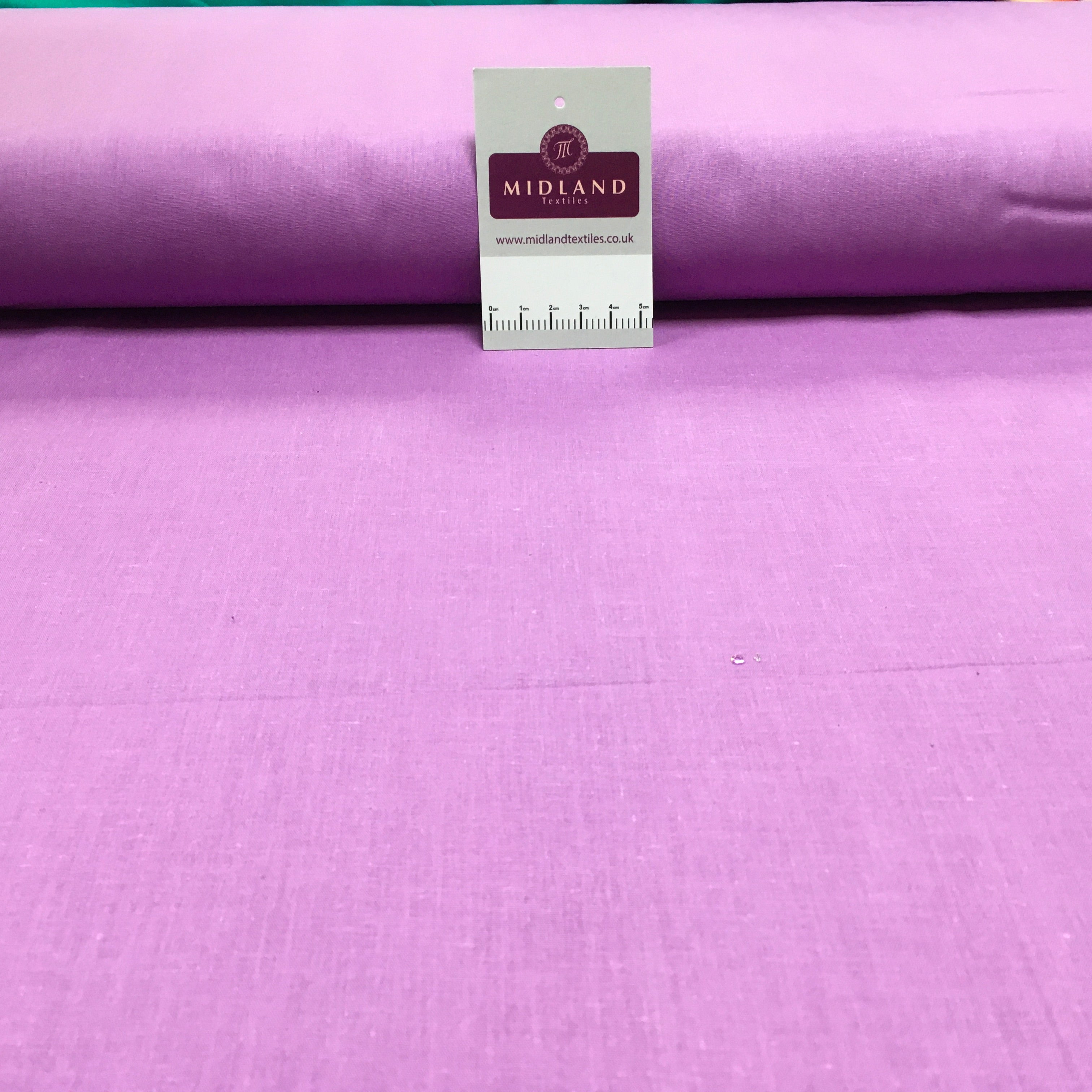 100% Cambric Egyptian Cotton Plain Poplin Fabric sold Per metre M1482