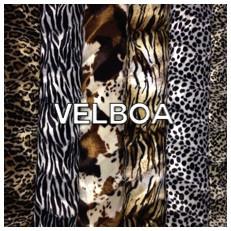 2025 ANIMAL PRINT VELBOA FAUX FUR VELOUR FABRIC CRAFT MATERIAL 60' WIDE M220