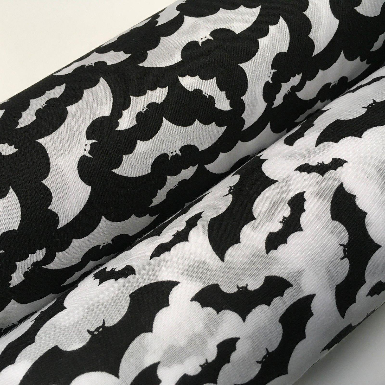 Halloween Gothic Flying Bat Printed poly cotton fabric 45' Wide MD942 Mtex