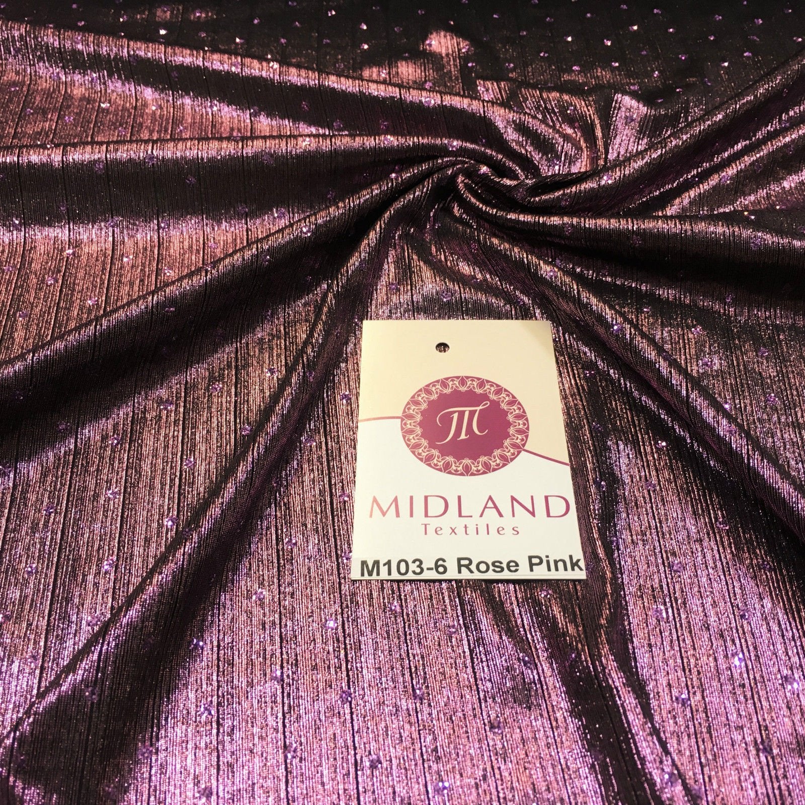 Metallic Lame Hologram Sequin 1 way stretch Fabric 58' wide M103 Mtex