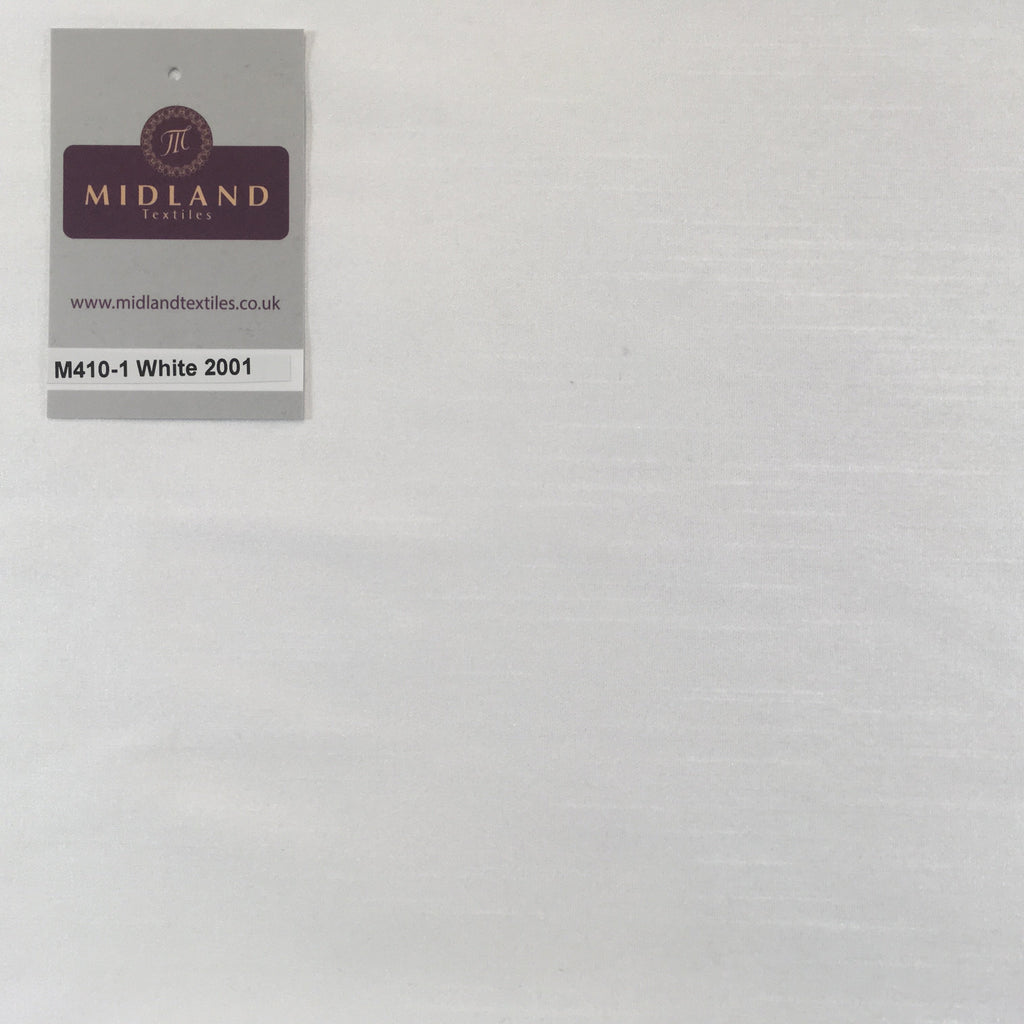 PLAIN FAUX DUPION RAW SILK 100% POLYESTER FABRIC M410 Mtex