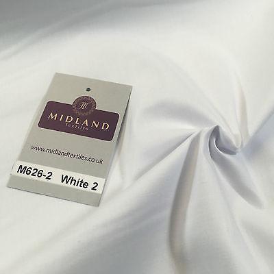 Plain Cotton Poplin one way stretch Dress Fabric 58' M626 Mtex