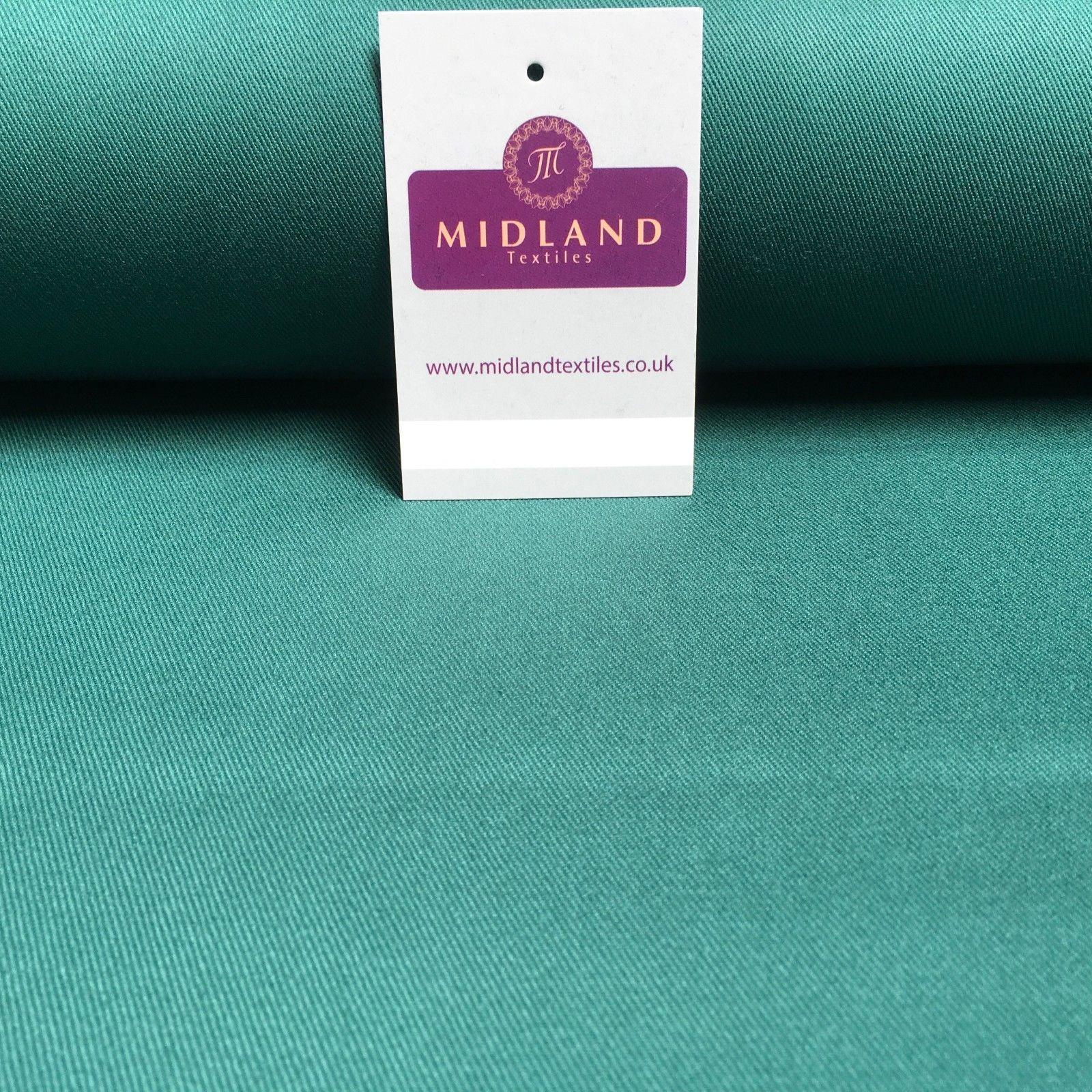 Plain 100% Cotton Drill Twill used for Uniforms & Work wear 58' wide MD891 Mtex