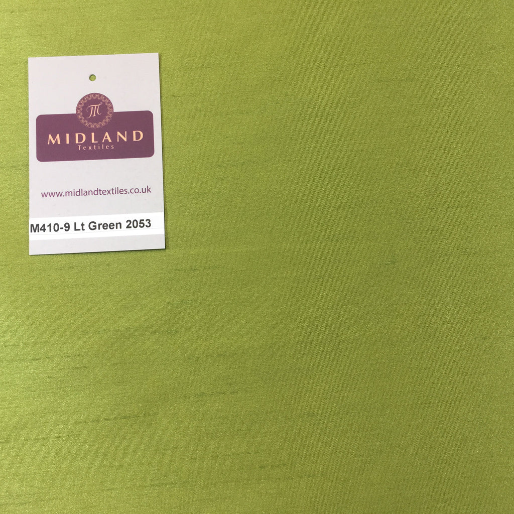 PLAIN FAUX DUPION RAW SILK 100% POLYESTER FABRIC M410 Mtex