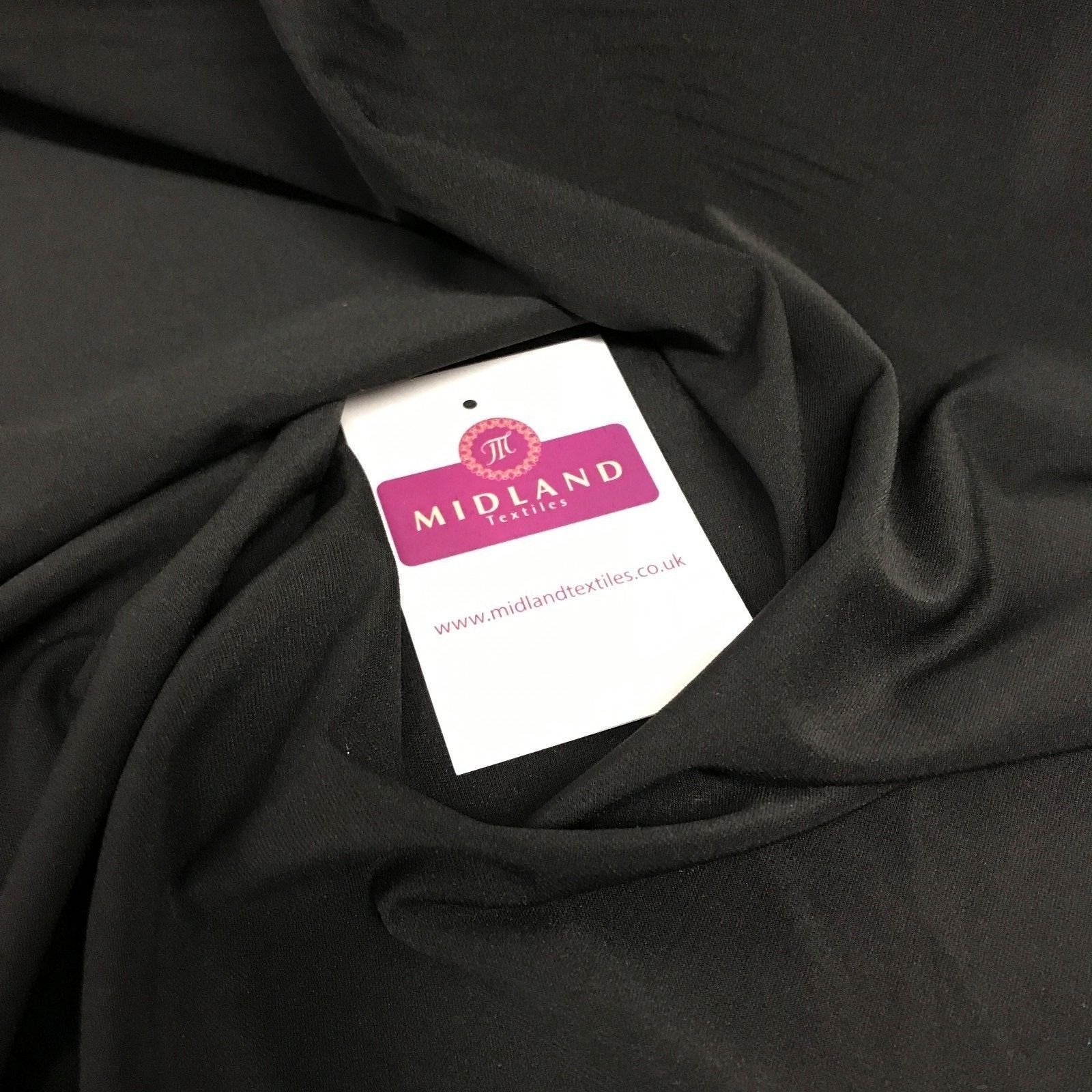 Plain elastane stretch ity jersey dress fabric 58' Wide M719 Mtex