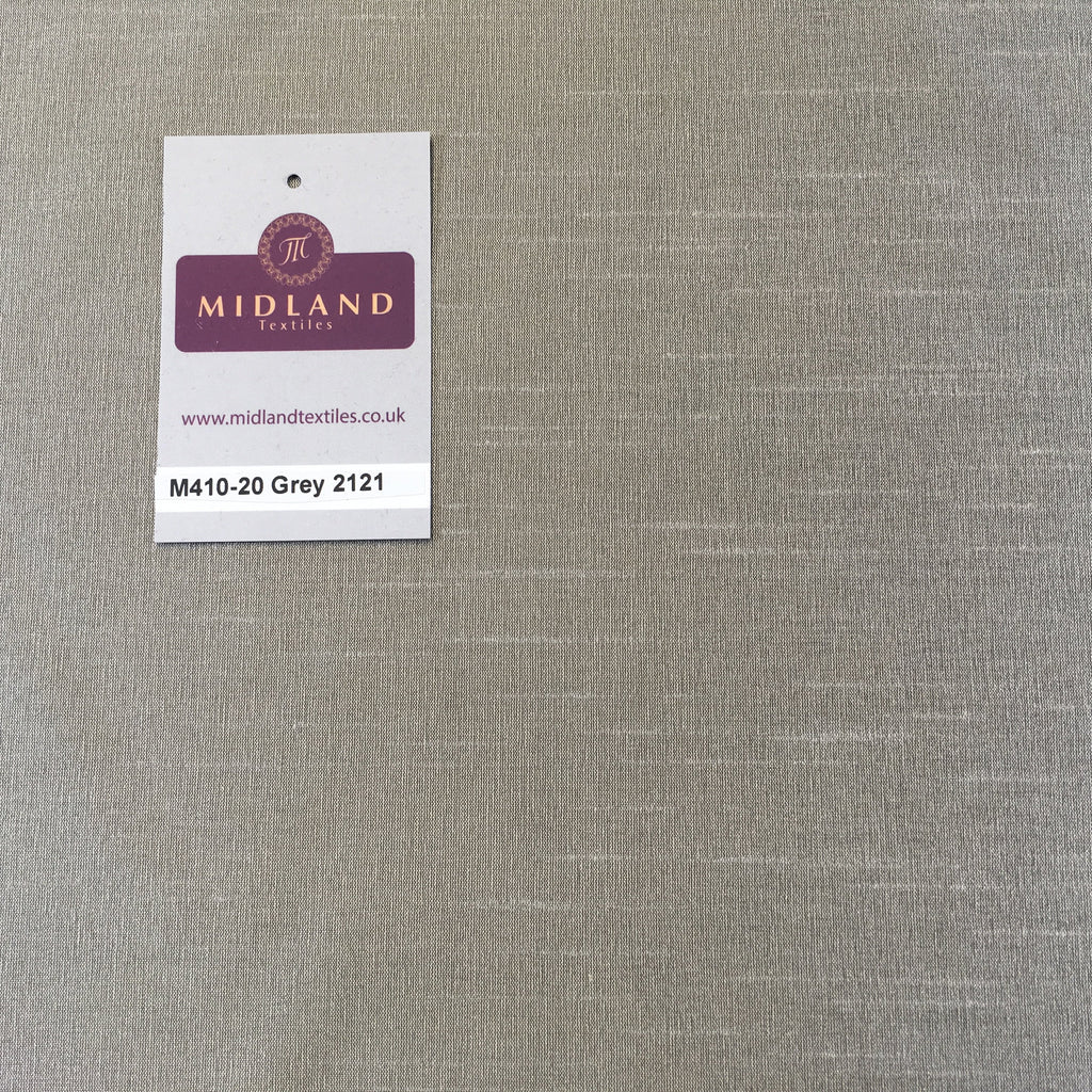 PLAIN FAUX DUPION RAW SILK 100% POLYESTER FABRIC M410 Mtex