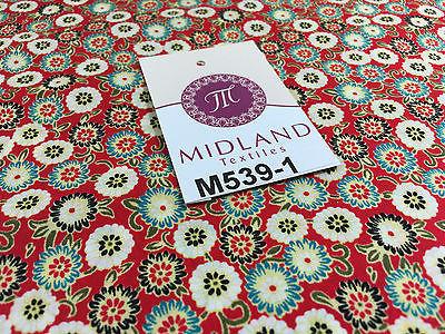 Vintage Floral Ditsy Printed 100% Cotton Poplin Fabric 58' Wide M539 Mtex