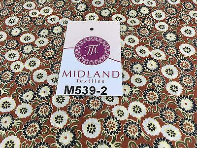 Vintage Floral Ditsy Printed 100% Cotton Poplin Fabric 58' Wide M539 Mtex