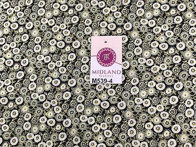 Vintage Floral Ditsy Printed 100% Cotton Poplin Fabric 58' Wide M539 Mtex