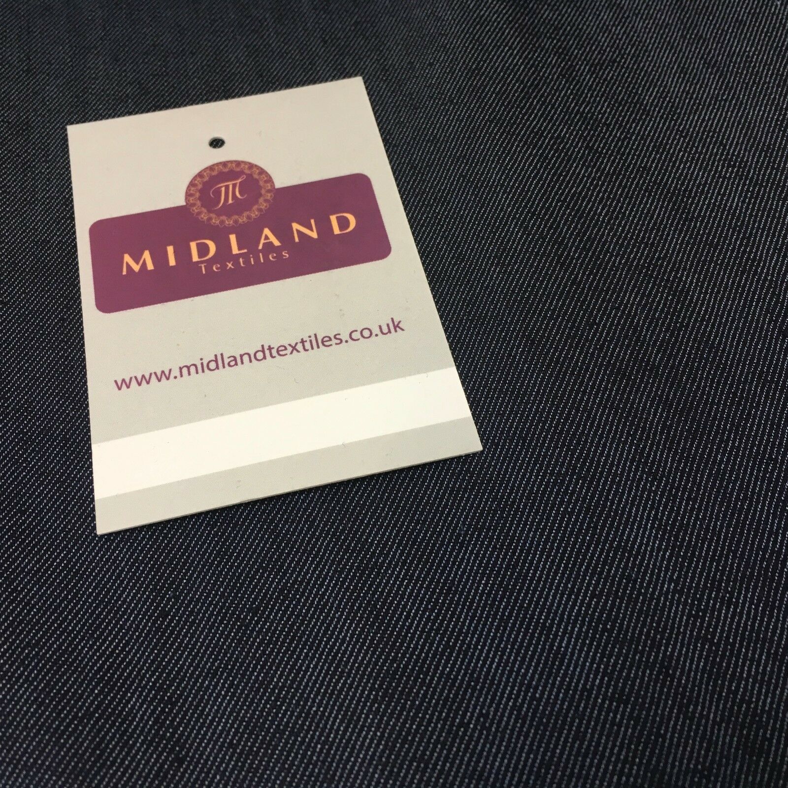 6oz Dark Wash Indigo Stretch Denim Medium Weight Fabric 55' Wide MK963-5