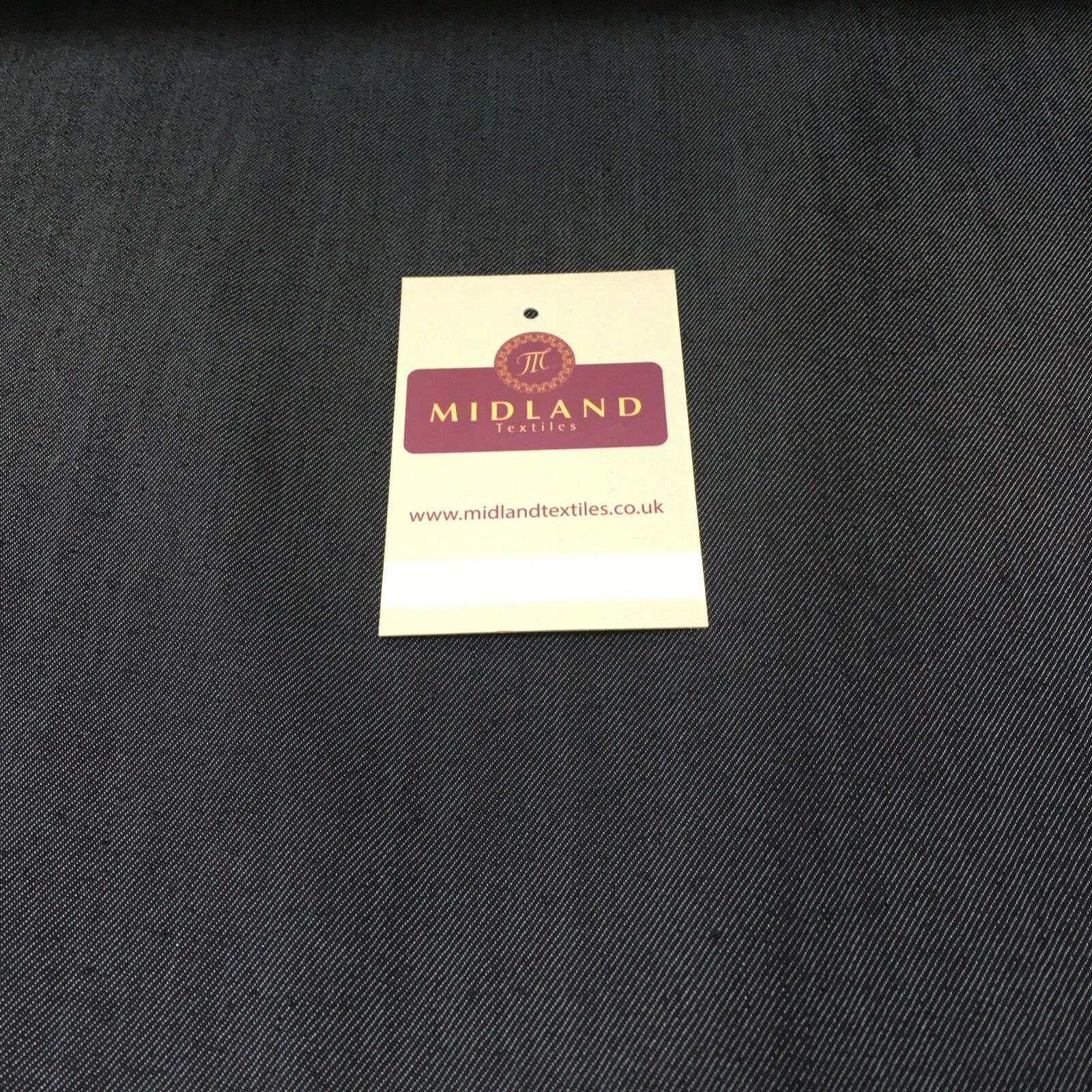 6oz Dark Wash Indigo Stretch Denim Medium Weight Fabric 55' Wide MK963-5