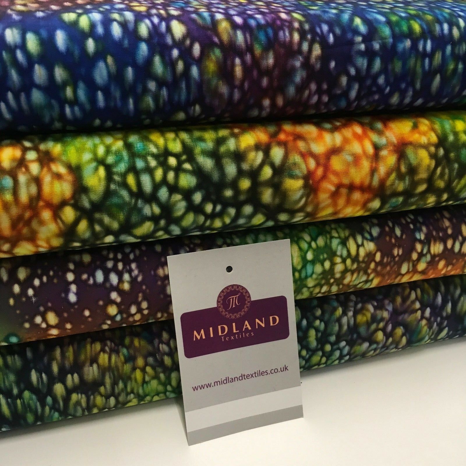 Bali Batik Leaf Dew Drops 100% Cotton Patchwork fabric 44' Wide MK907