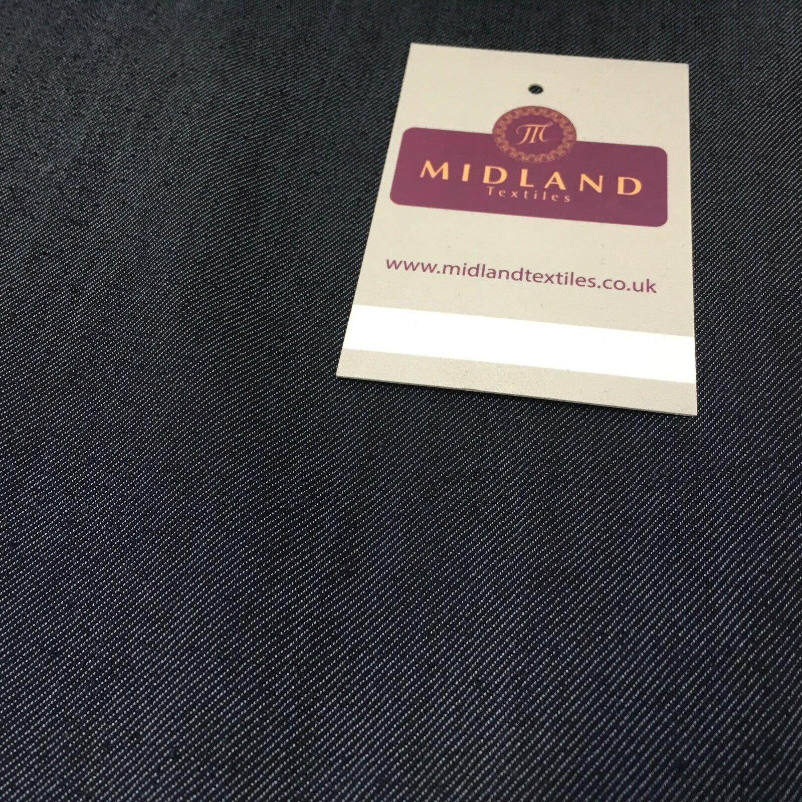 6oz Dark Wash Indigo Stretch Denim Medium Weight Fabric 55' Wide MK963-5