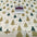 Christmas tree gold glitter lacquer Xmas Cotton fabric 150cm Wide MD1162 Mtex