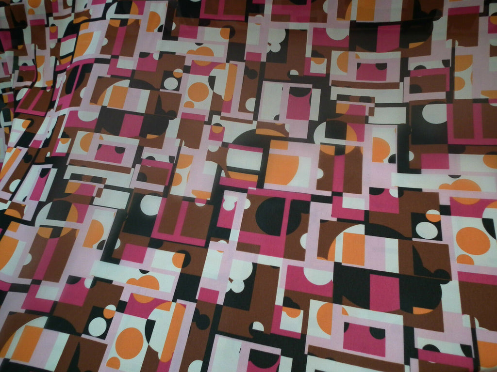 Geometric Print Georgette Fabric 58