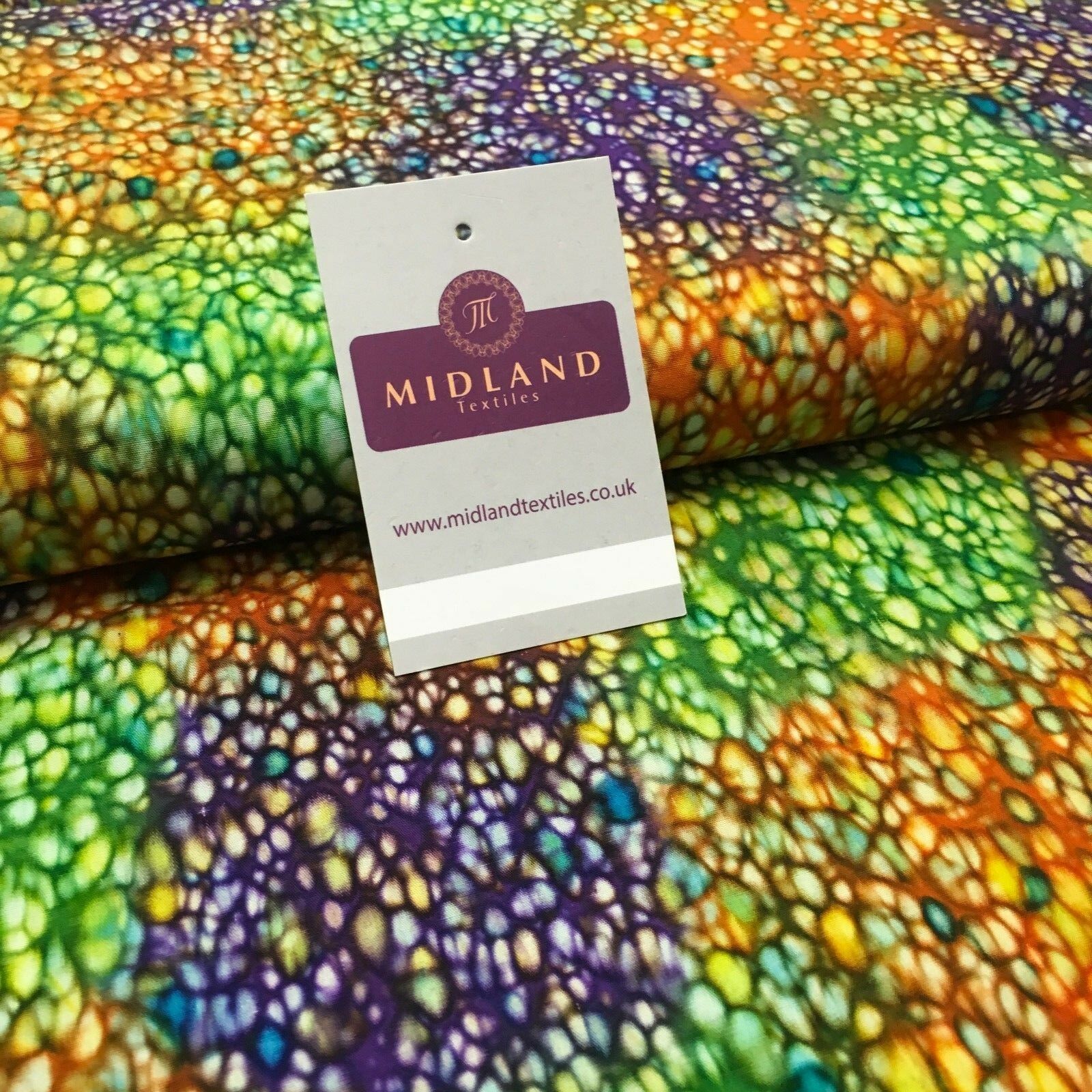 Bali Batik Leaf Dew Drops 100% Cotton Patchwork fabric 44' Wide MK907