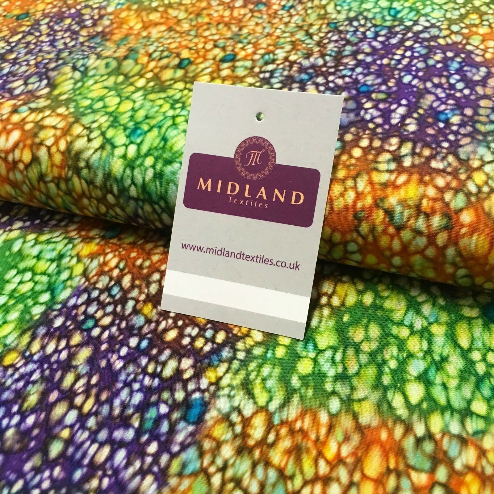 Bali Batik Leaf Dew Drops 100% Cotton Patchwork fabric 44' Wide MK907