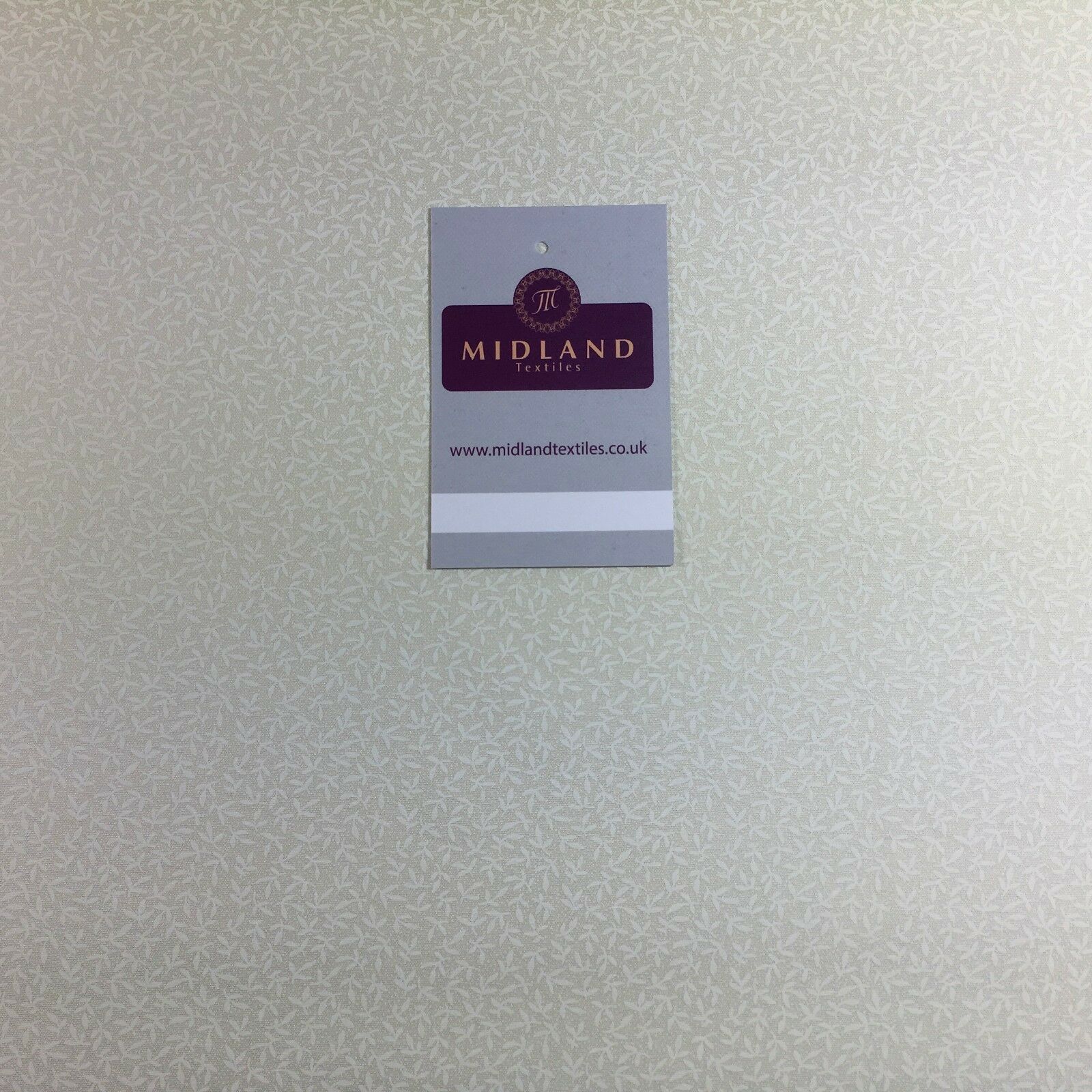 Cream Floral 100% Cotton poplin printed craft fabric 45' M734 Mtex