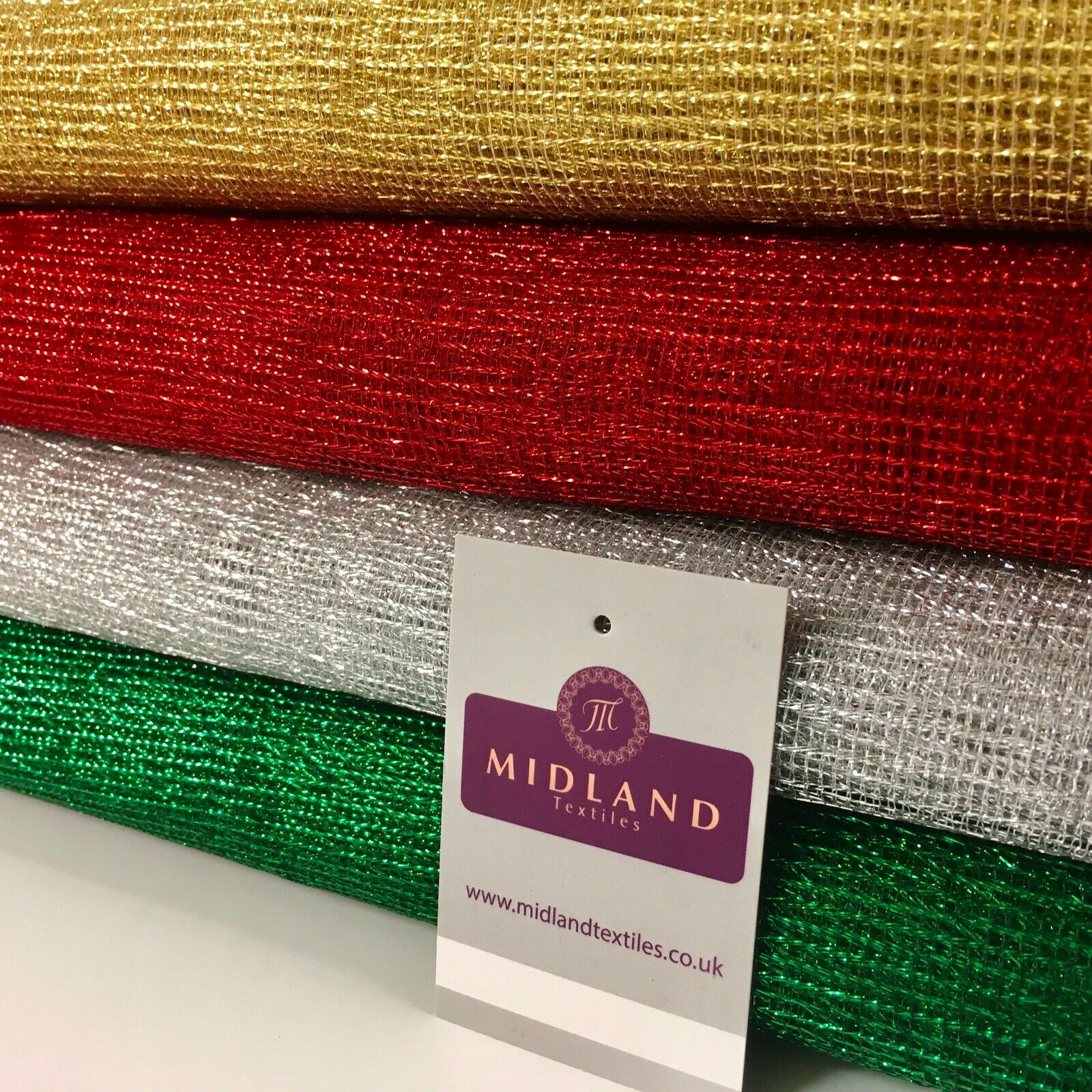 Christmas Metallic Mesh Sparkly Party fabric 110cm Wide MD1159 Mtex