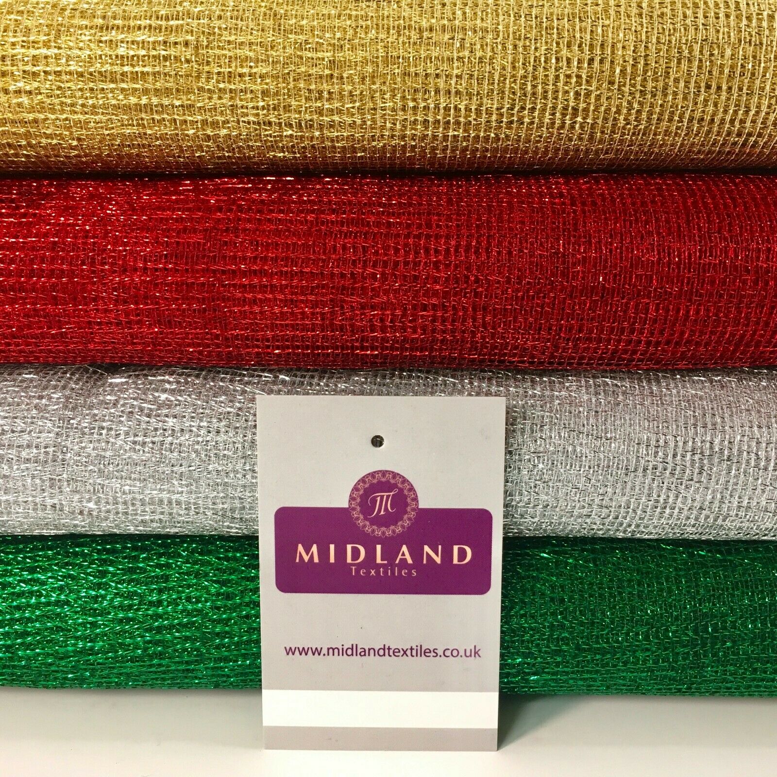 Christmas Metallic Mesh Sparkly Party fabric 110cm Wide MD1159 Mtex