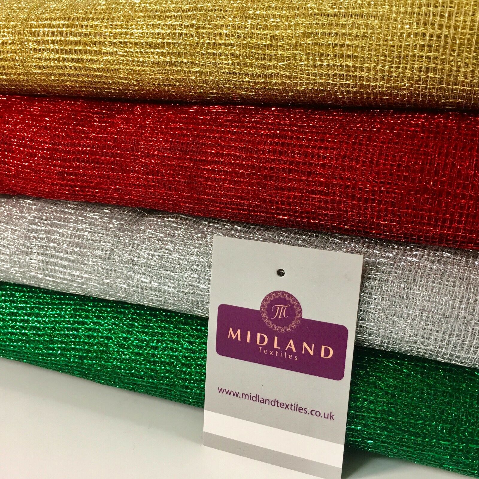 Christmas Metallic Mesh Sparkly Party fabric 110cm Wide MD1159 Mtex