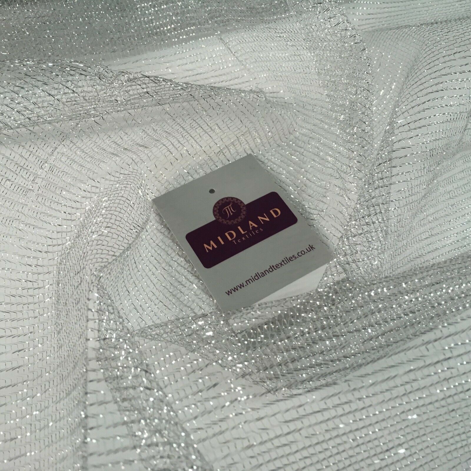 Christmas Metallic Mesh Sparkly Party fabric 110cm Wide MD1159 Mtex