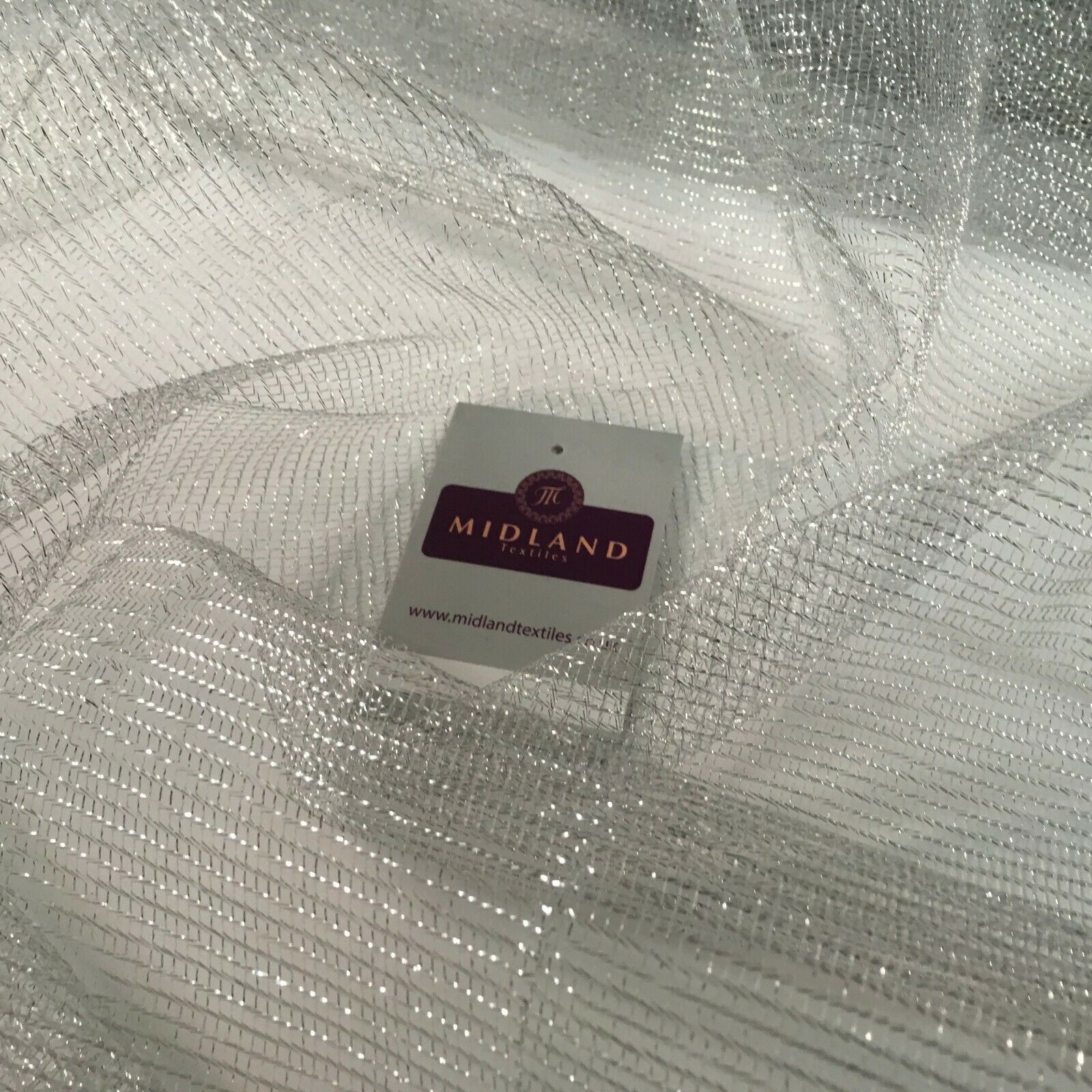 Christmas Metallic Mesh Sparkly Party fabric 110cm Wide MD1159 Mtex