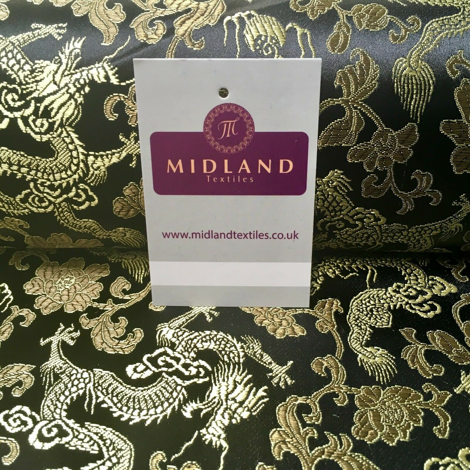 Chinese oriental Dragon Shanghai Brocade dress fabric 110 Cm wide MK1045 Mtex