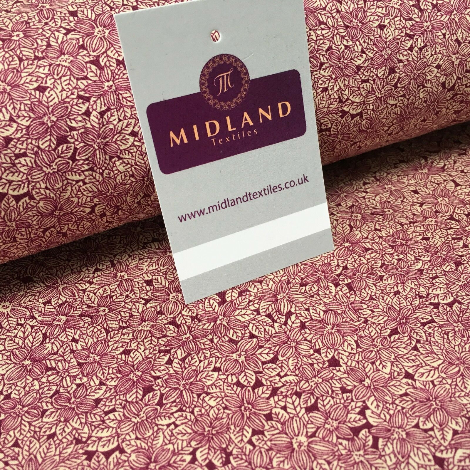 100% Cotton Small Floral poplin print 44' Wide Fabric Mtex MK823