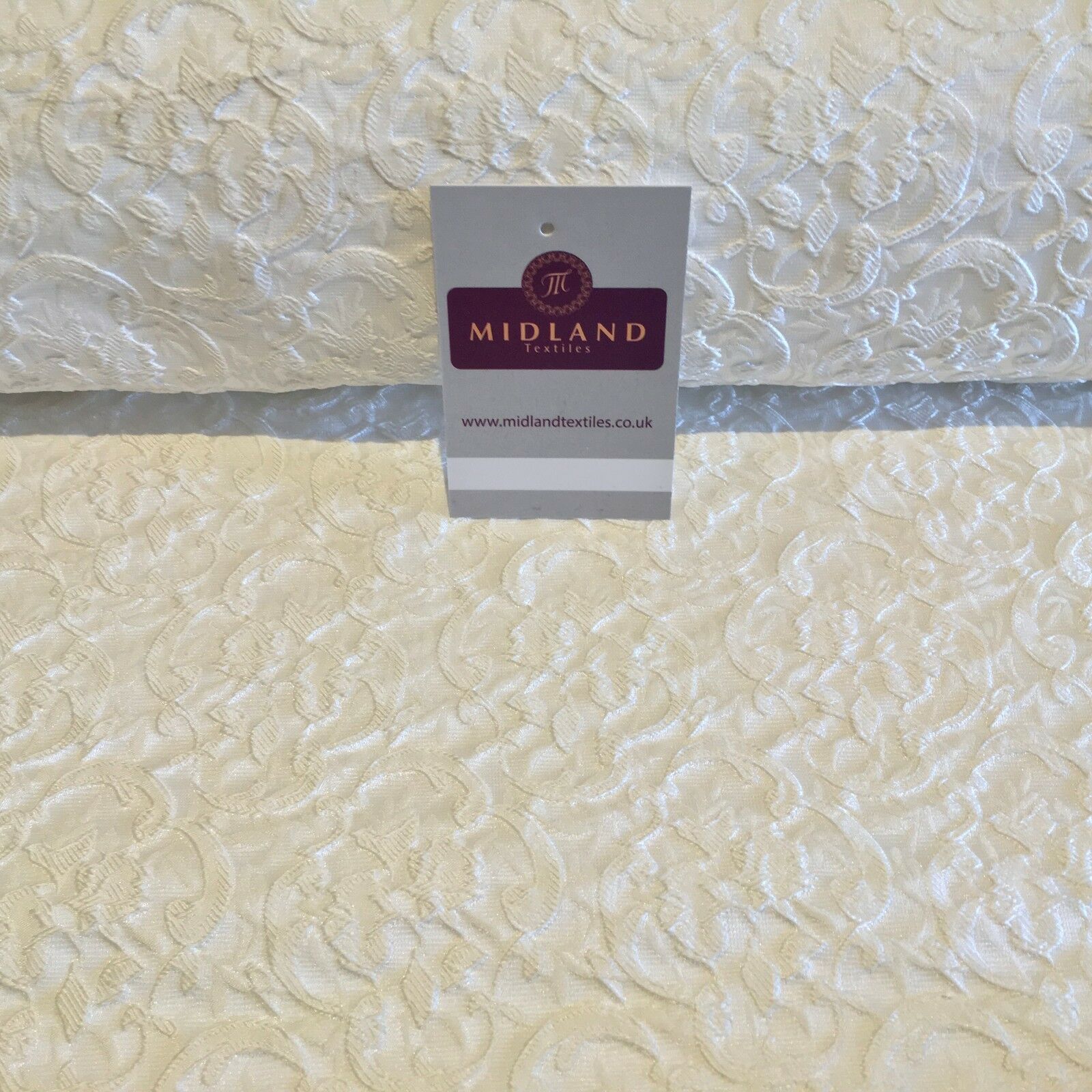 Floral Jacquard Bridal Brocade 64' Wide Fabric Mtex MA841