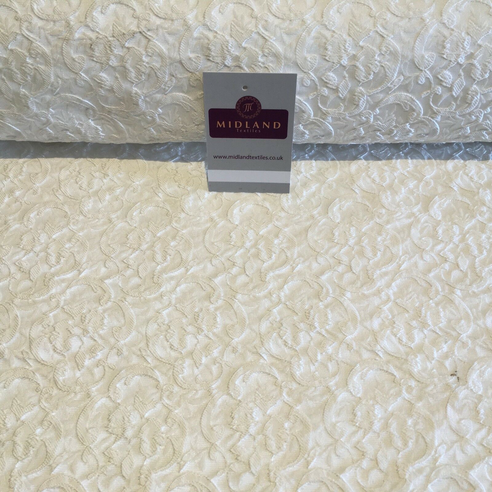 Floral Jacquard Bridal Brocade 64' Wide Fabric Mtex MA841