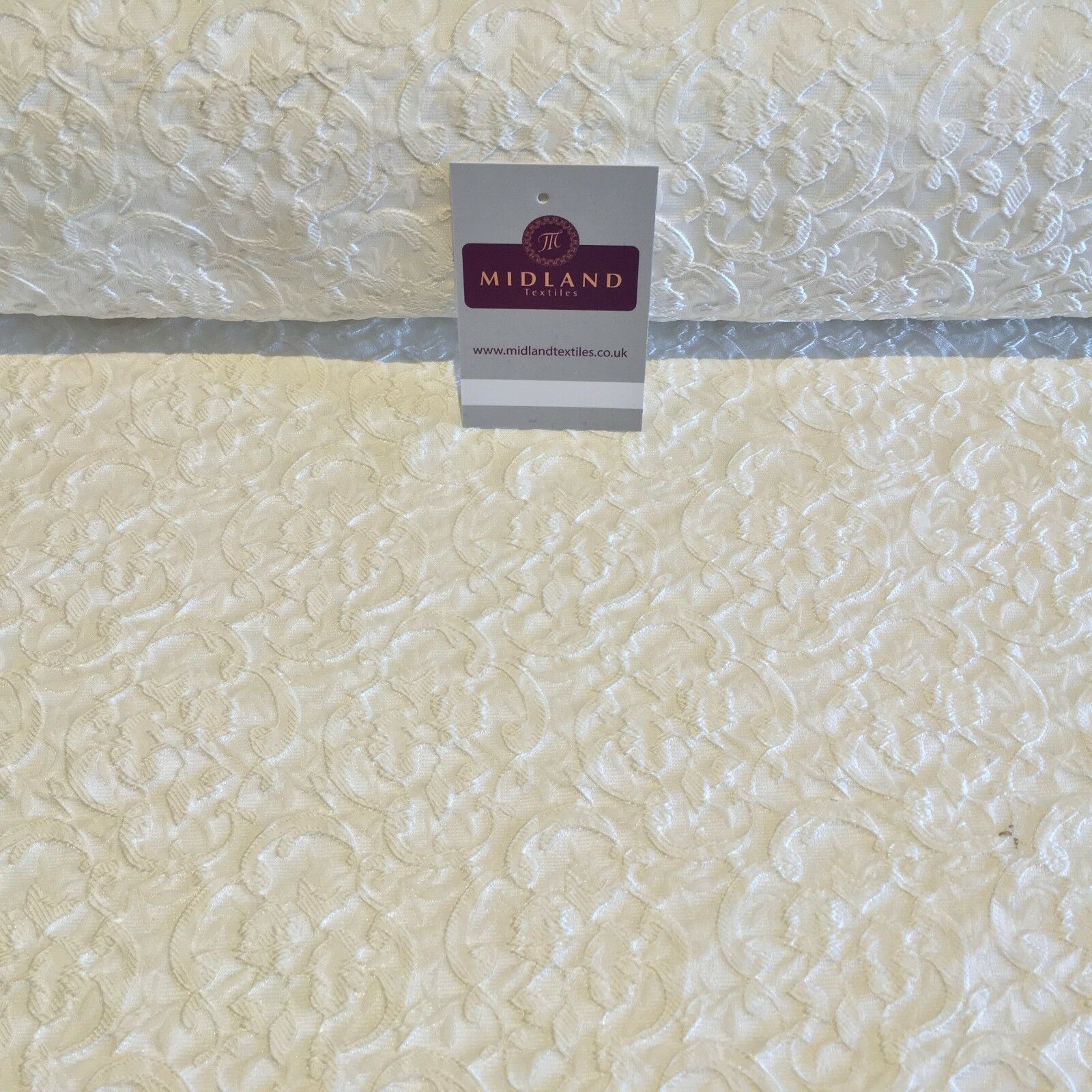 Floral Jacquard Bridal Brocade 64' Wide Fabric Mtex MA841