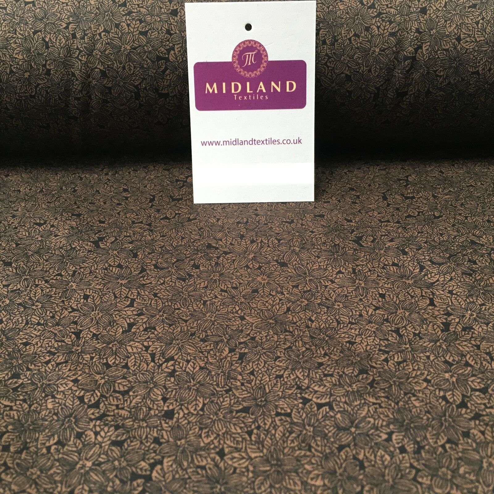 100% Cotton Small Floral poplin print 44' Wide Fabric Mtex MK823