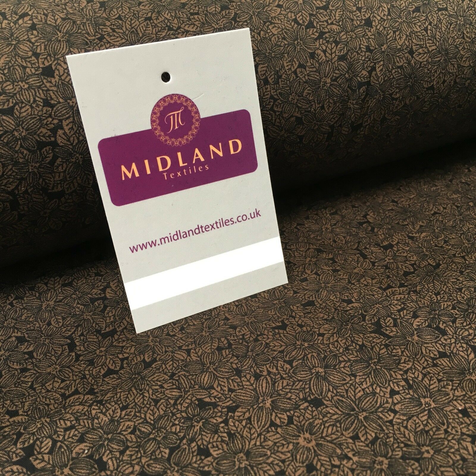 100% Cotton Small Floral poplin print 44' Wide Fabric Mtex MK823