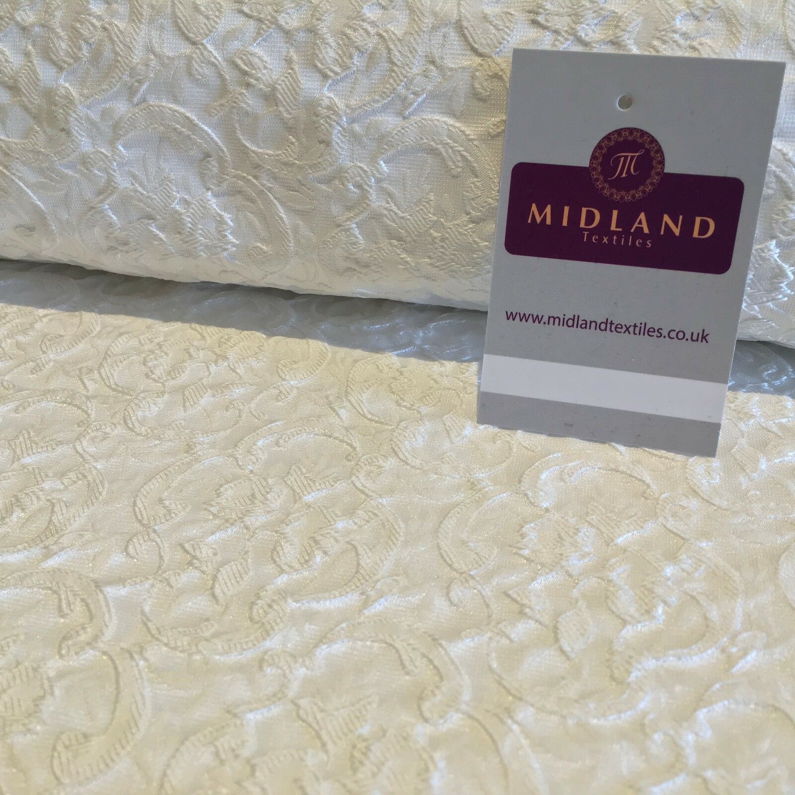 Floral Jacquard Bridal Brocade 64' Wide Fabric Mtex MA841