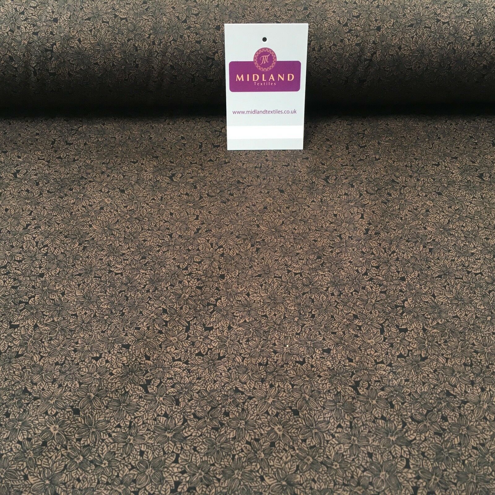 100% Cotton Small Floral poplin print 44' Wide Fabric Mtex MK823