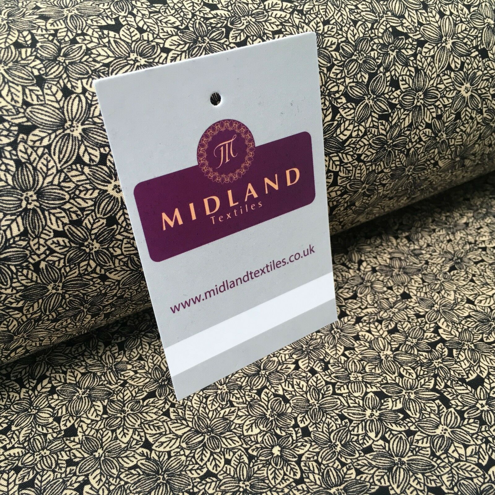 100% Cotton Small Floral poplin print 44' Wide Fabric Mtex MK823