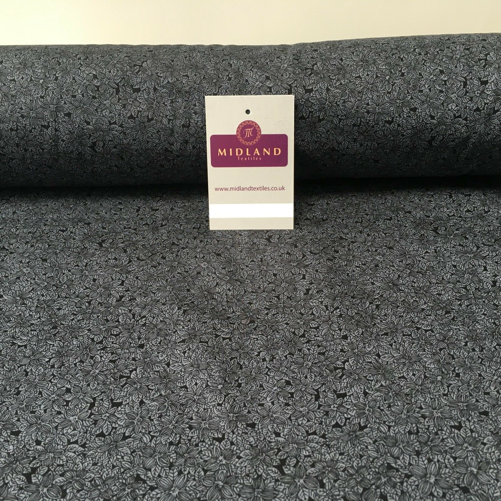 100% Cotton Small Floral poplin print 44' Wide Fabric Mtex MK823