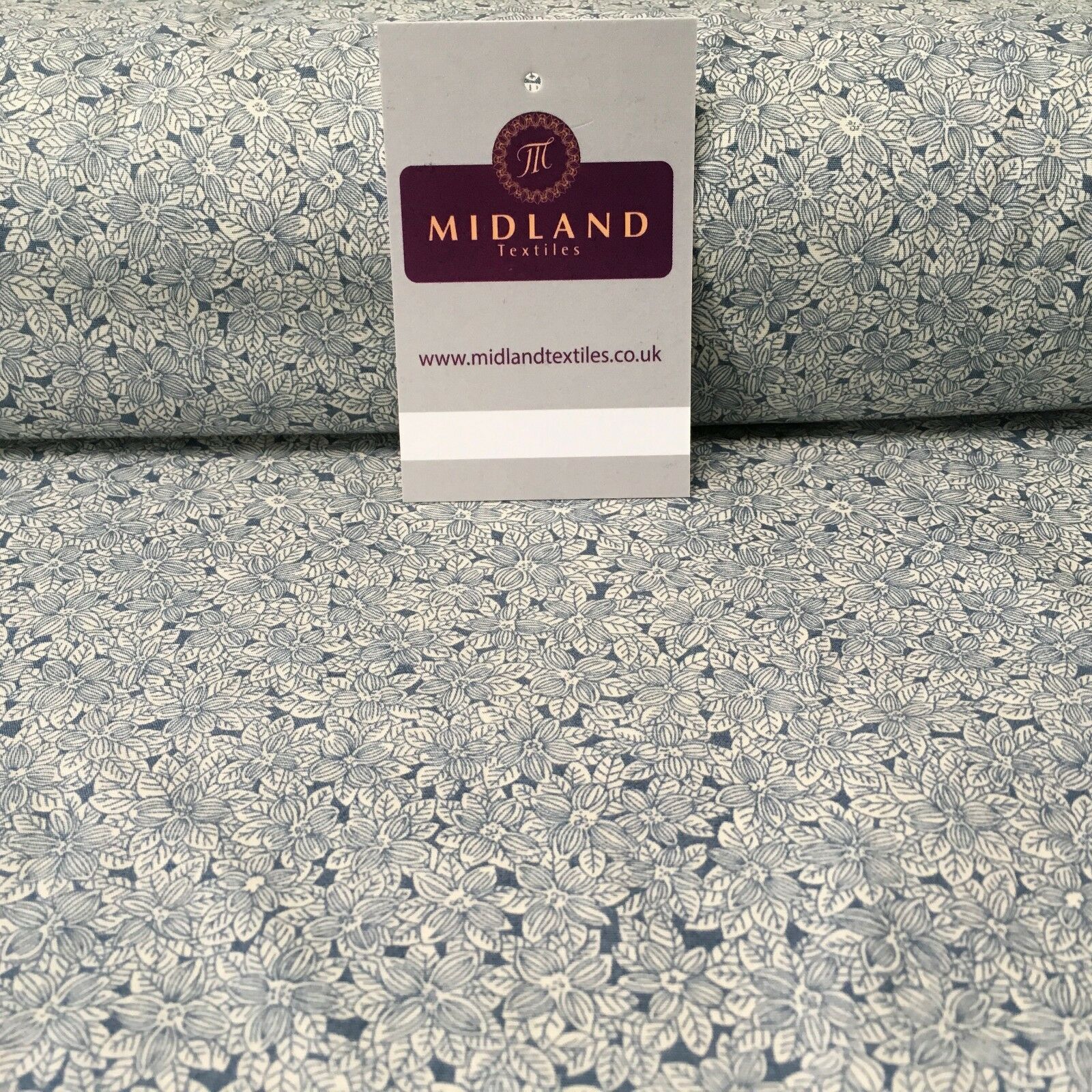 100% Cotton Small Floral poplin print 44' Wide Fabric Mtex MK823