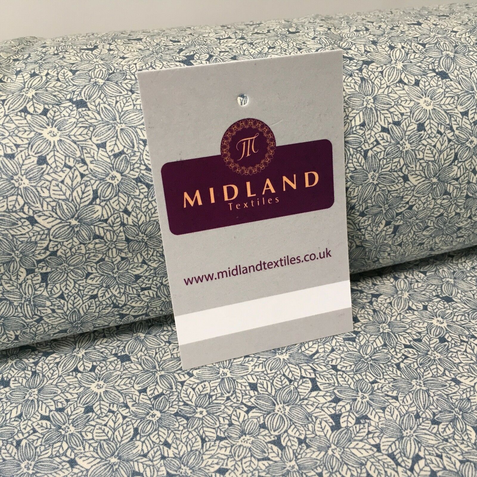 100% Cotton Small Floral poplin print 44' Wide Fabric Mtex MK823