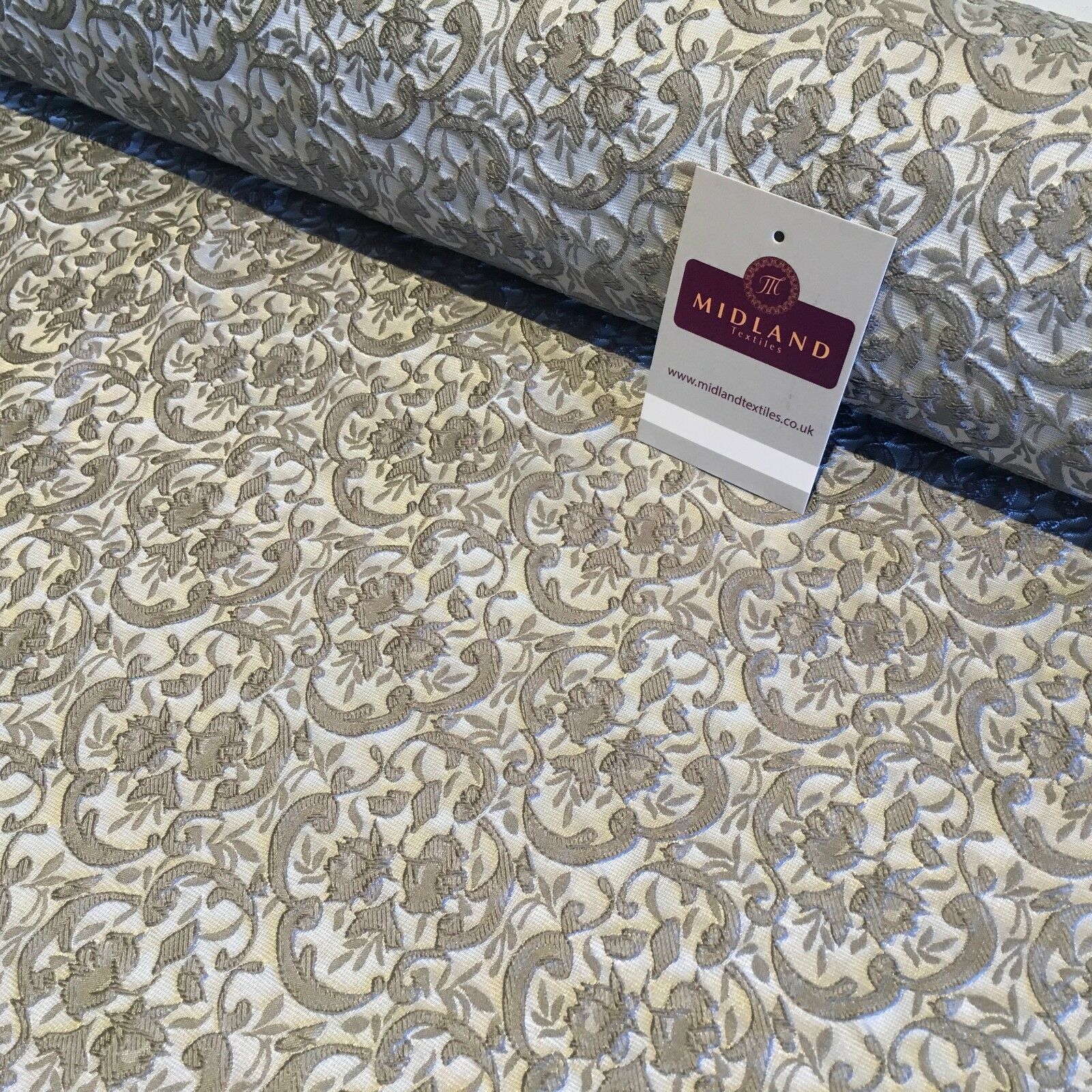 Floral Jacquard Bridal Brocade 64' Wide Fabric Mtex MA841